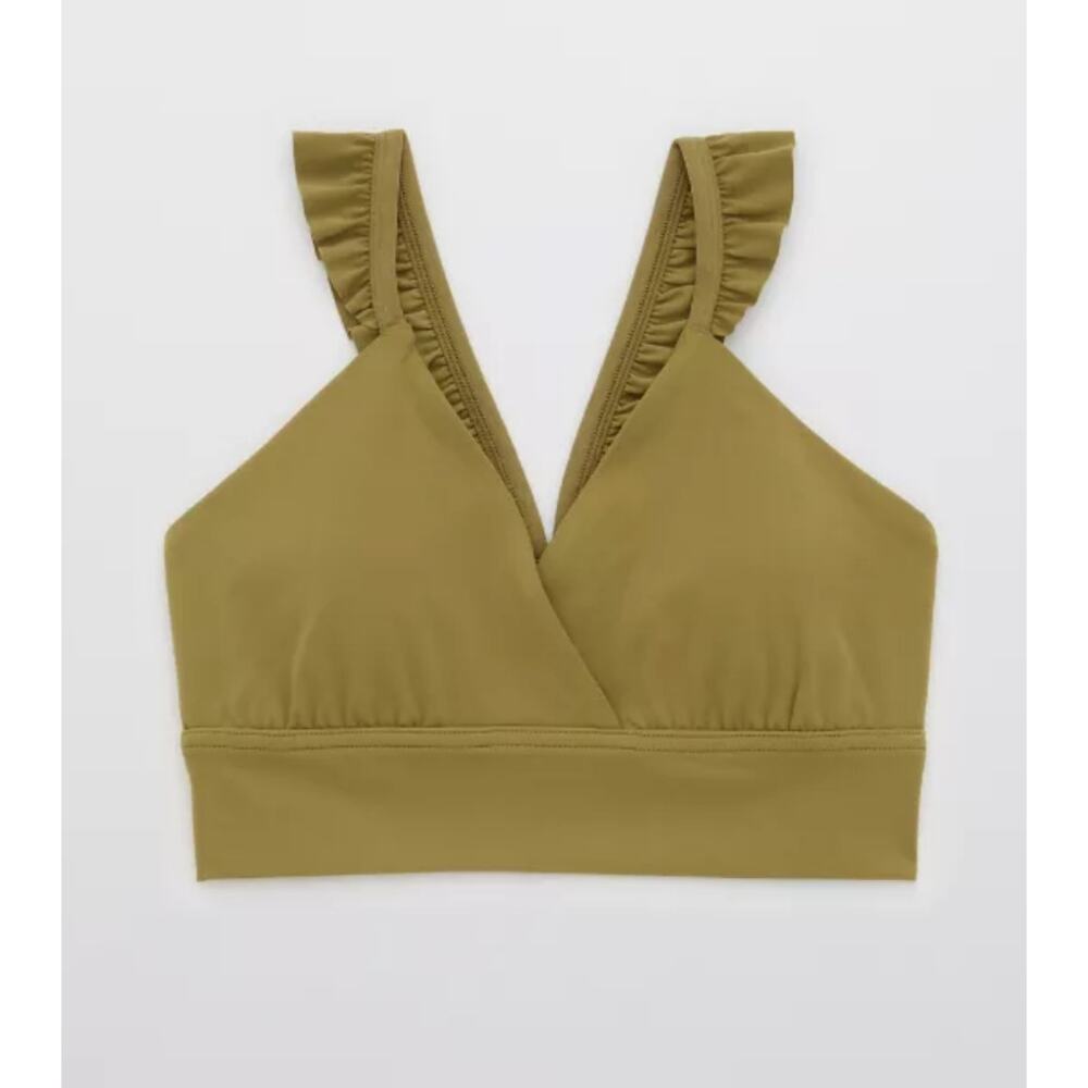 $40 OFFLINE By Aerie Real Me Xtra Ruffle Sports Bra S NWT - Picture 5 of 9